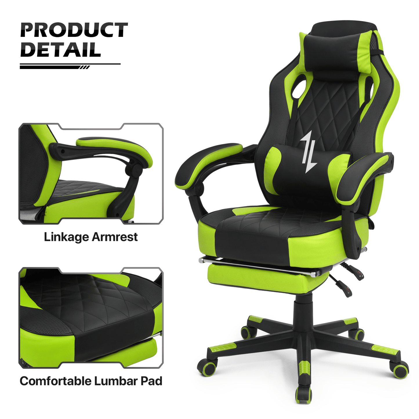 Gaming Chair, High-Back Gaming Seat for Comfortable Everyday Seating detail image - detail view 25