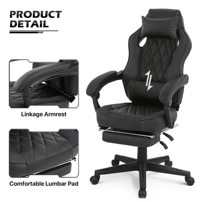 Gaming Chair, High-Back Gaming Seat for Comfortable Everyday Seating detail image - detail view 40