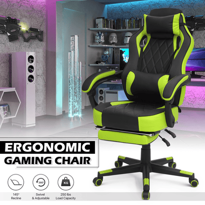 Gaming Chair shown in the Green option
