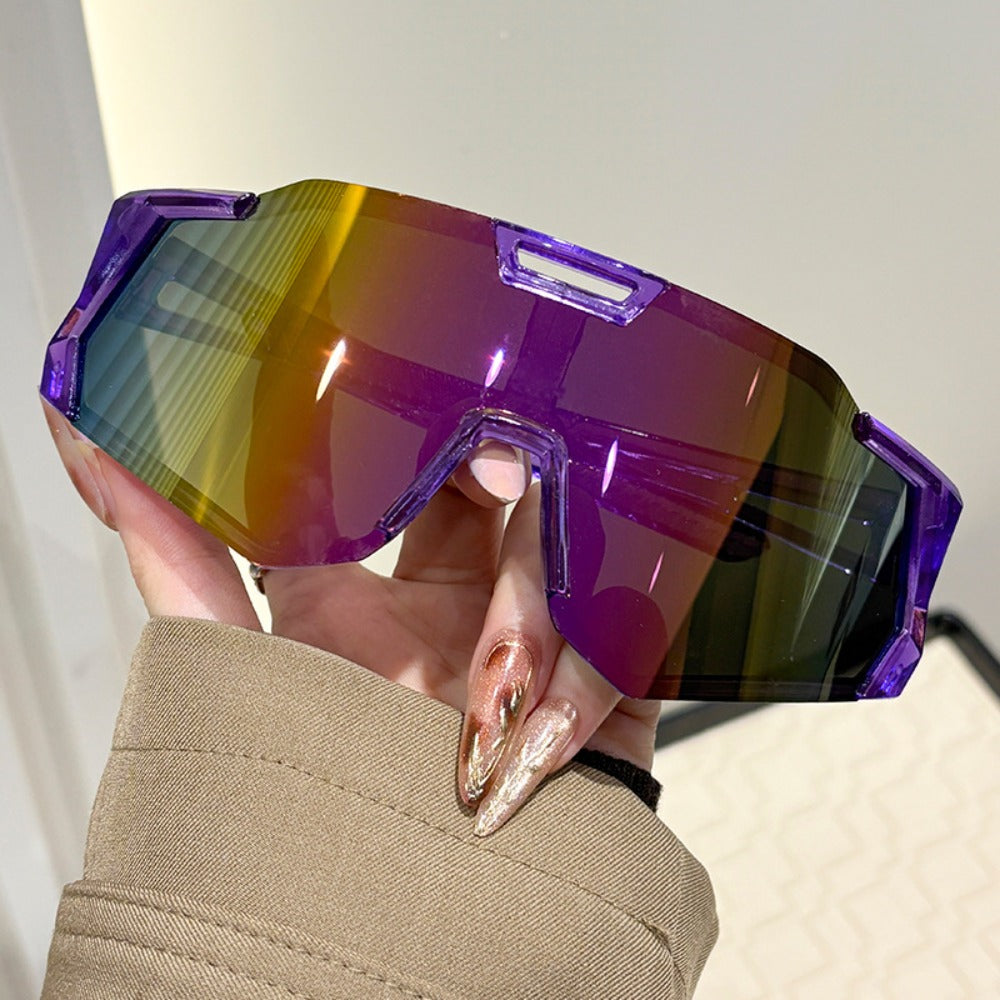 Glasses - Fashion 8-Pack Oversized Set Stylish Unisex Frames for Outdoor Sports - product detail view 4