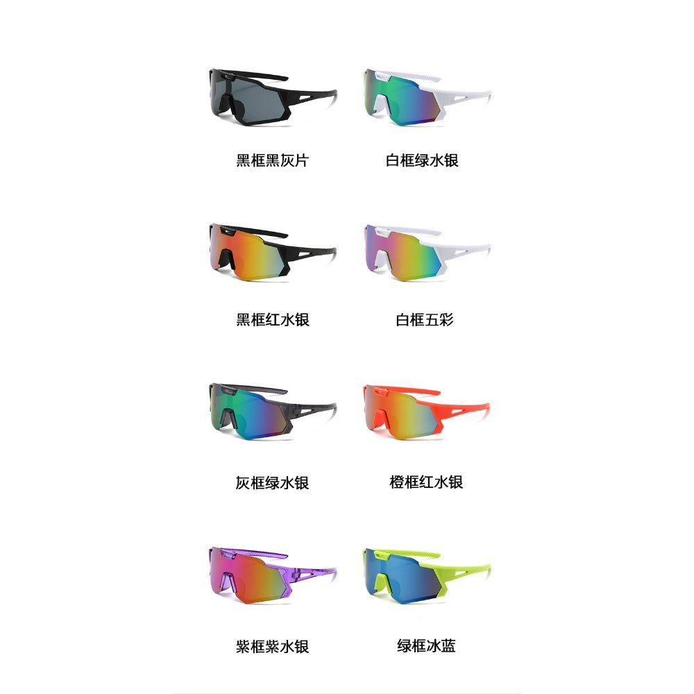 Glasses - Fashion 8-Pack Oversized Set Stylish Unisex Frames for Outdoor Sports - product detail view 13