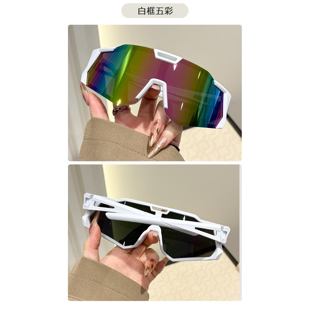 Glasses - Fashion 8-Pack Oversized Set Stylish Unisex Frames for Outdoor Sports - product detail view 15