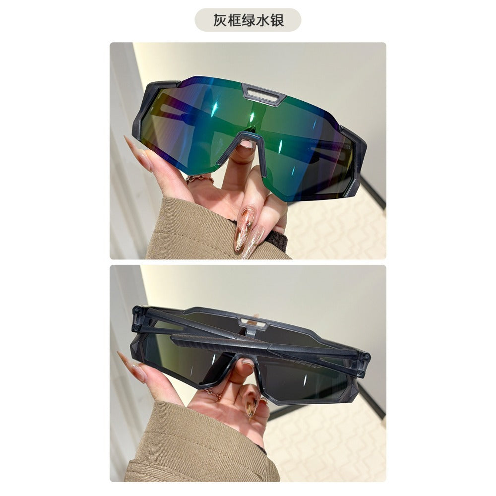 Glasses - Fashion 8-Pack Oversized Set Stylish Unisex Frames for Outdoor Sports - product detail view 16