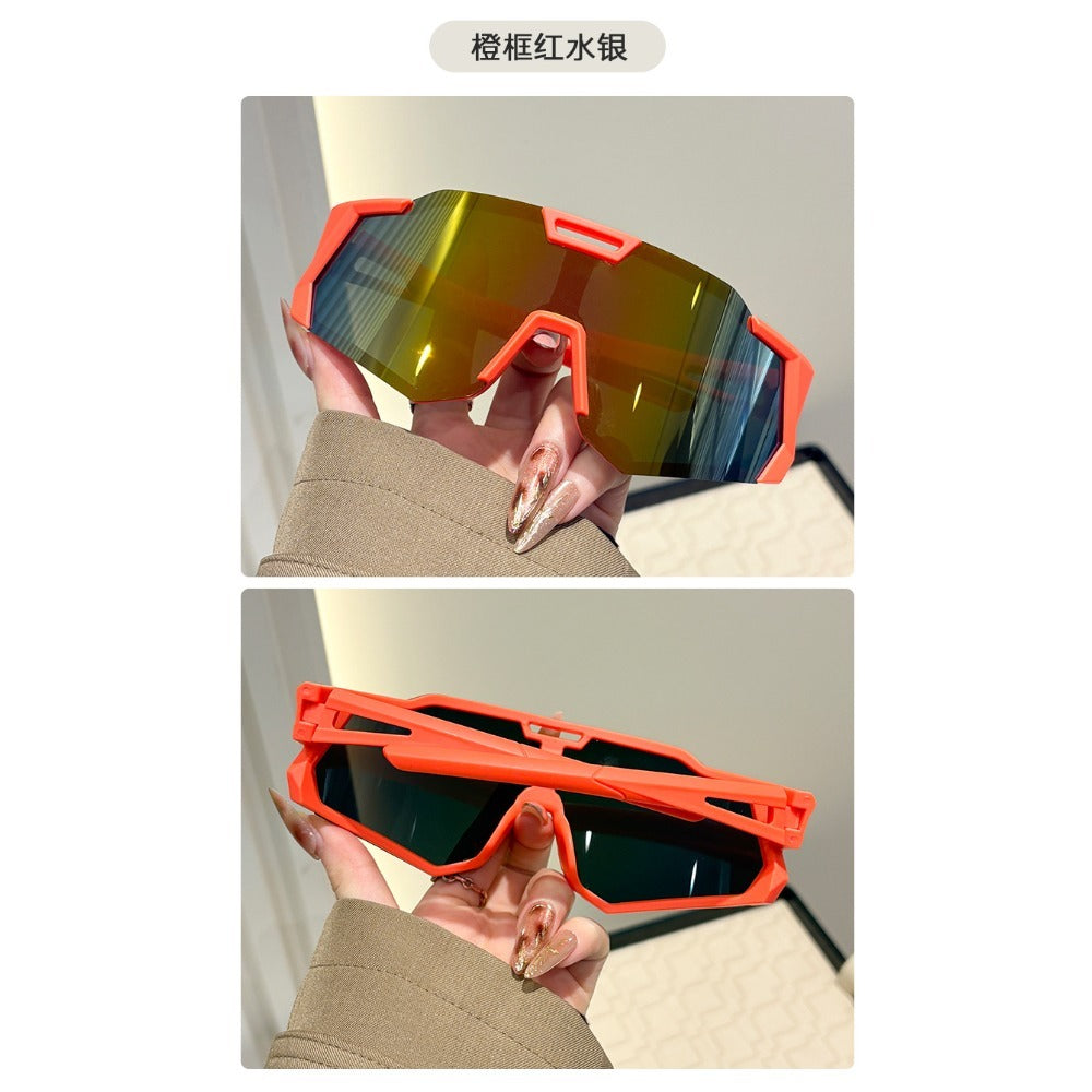 Glasses - Fashion 8-Pack Oversized Set Stylish Unisex Frames for Outdoor Sports - product detail view 17