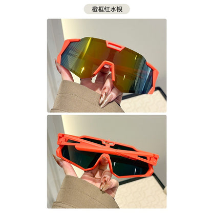 Glasses - Fashion 8-Pack Oversized Set Stylish Unisex Frames for Outdoor Sports - product detail view 17