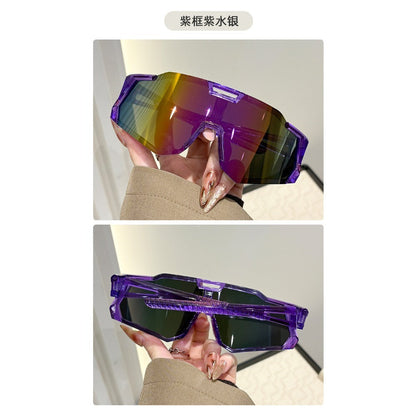 Glasses - Fashion 8-Pack Oversized Set Stylish Unisex Frames for Outdoor Sports - product detail view 18
