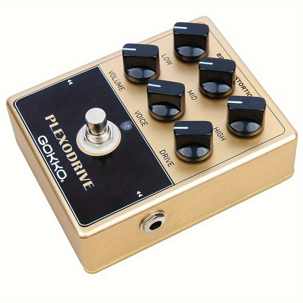 GOKKO Plexodrive British Distortion Pedal with 6-Band Tone Controls detail image - detail view 5