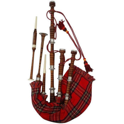 Great Highland Bagpipe shown in the Royal Stewart option