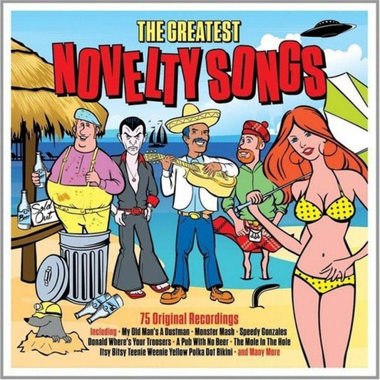 Greatest Novelty Songs 3-CD Set, 75 Original Recordings Collection detail image