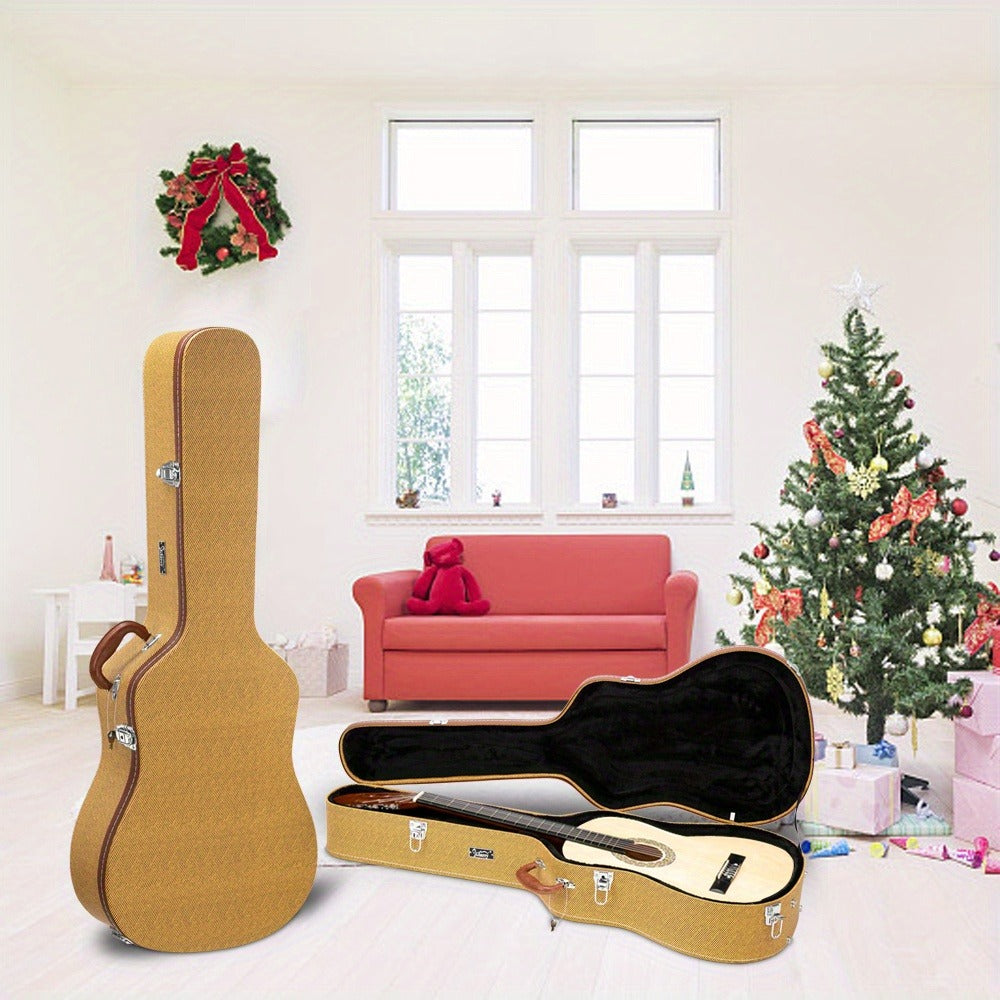 Guitar Case, 110cm, 113cm, Folk, Hardshell, Carrying for Storage and Travel detail image - detail view 7