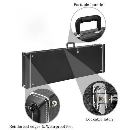 Guitar Case, 120cm, 122cm, Bass, Square, Hard for Storage and Travel detail image