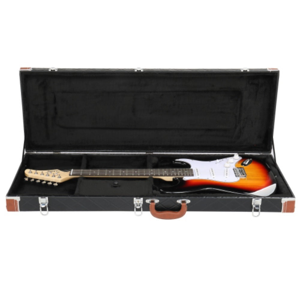Guitar Case, 4.53 inches, 39.76 inches, Square, Hard, Electric for Storage and Travel detail image - detail view 5