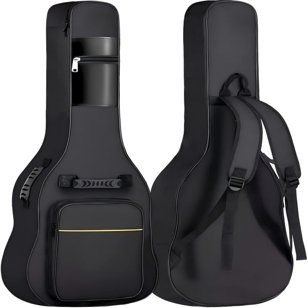 Guitar Case, Adjustable, 39 Inch, Inch, Backpack, Acoustic for Storage and Travel detail image - detail view 3