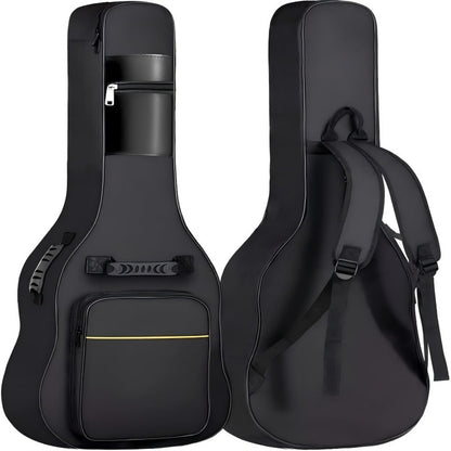 Guitar Case, Adjustable, 39 Inch, Inch, Backpack, Acoustic for Storage and Travel detail image - detail view 3