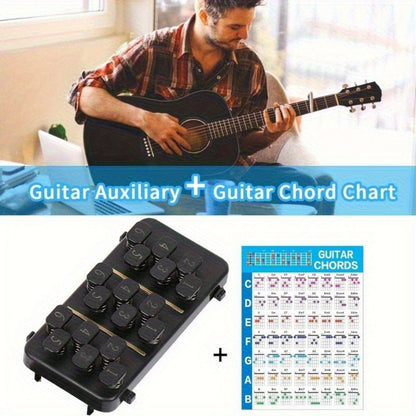 Guitar Chord Trainer, Portable, 1pc for Beginner Chord Fingering And Transition Practice detail image - detail view 10