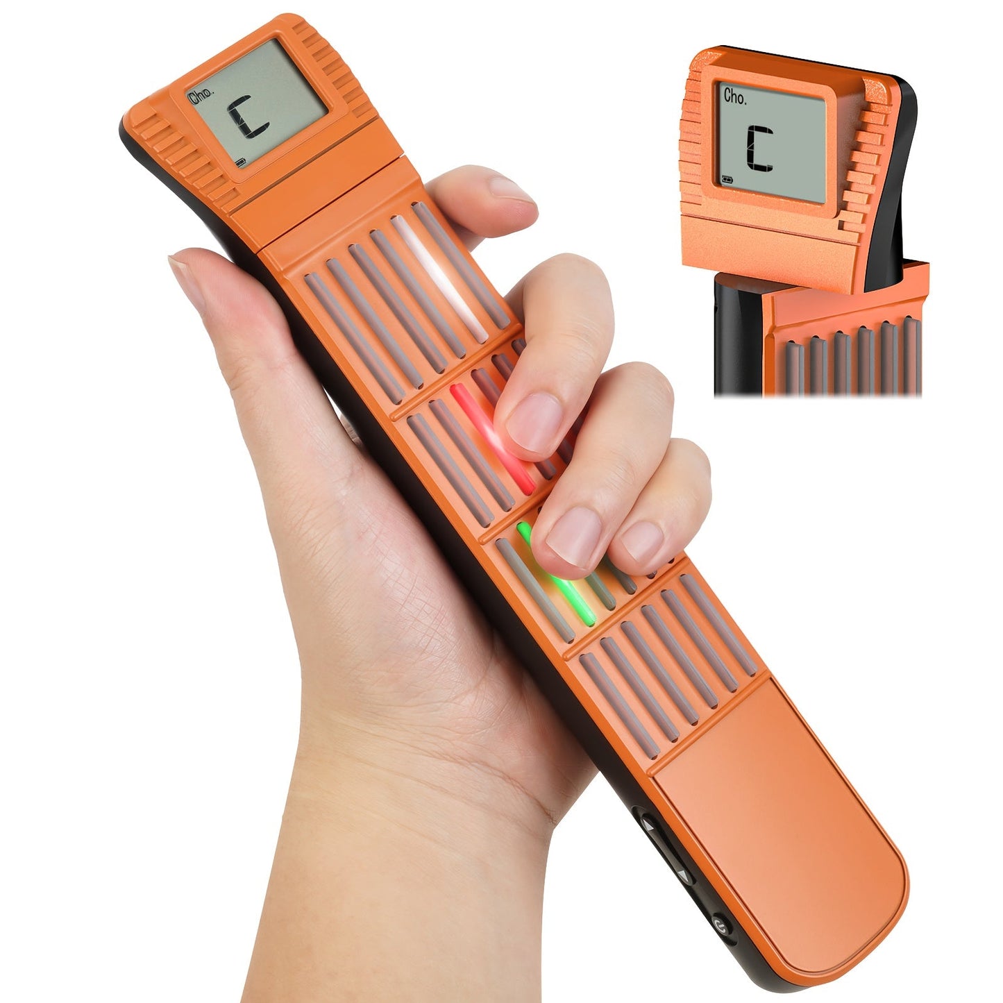 Guitar Chord Trainer shown in the Orange-Red option