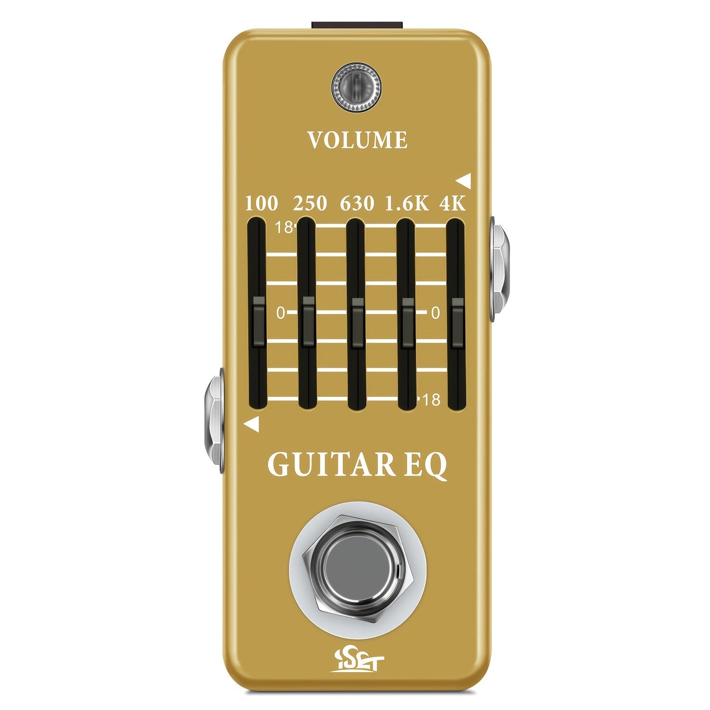 Guitar Effects Pedal shown in the Zinc Alloy option