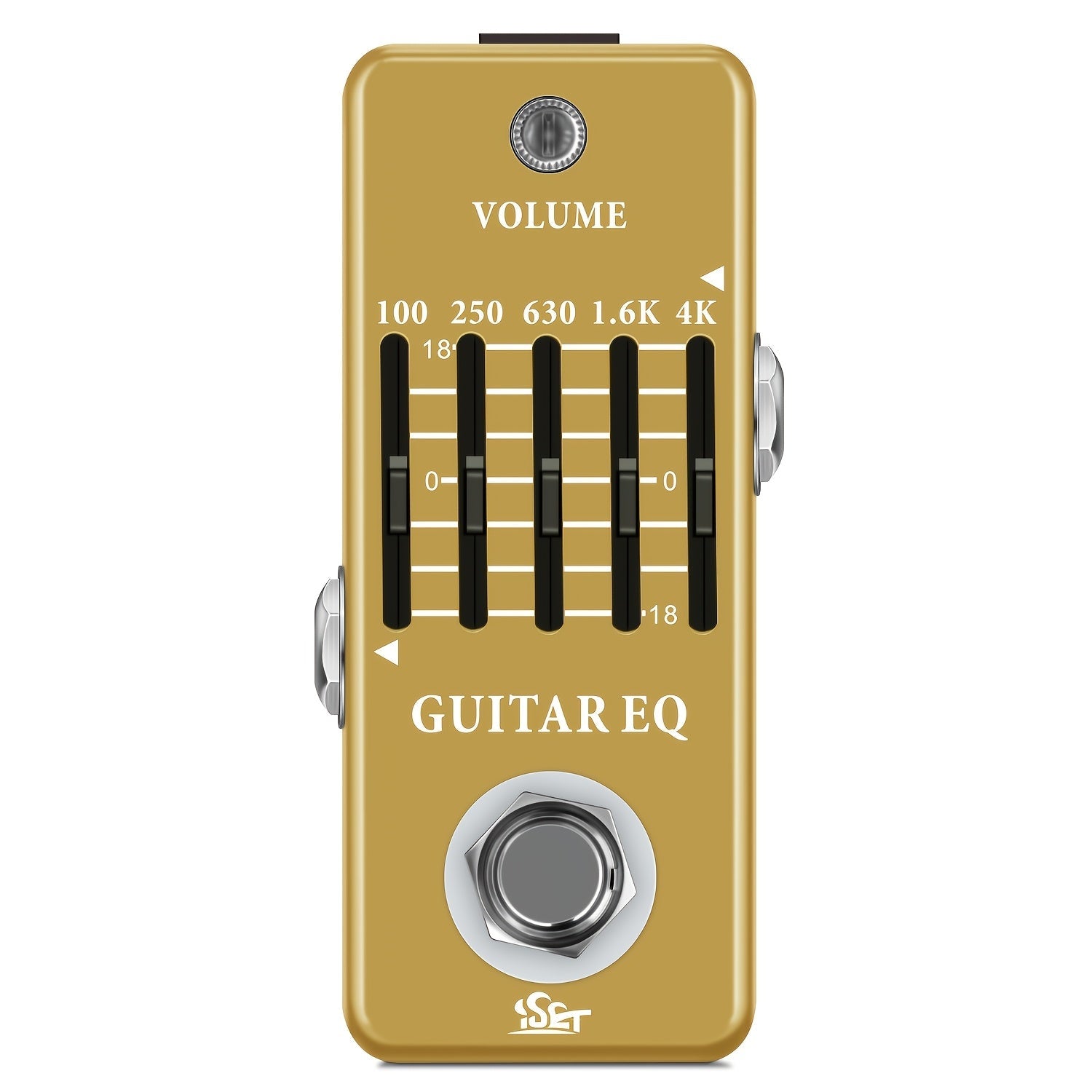 Guitar Effects Pedal shown in the Zinc Alloy option