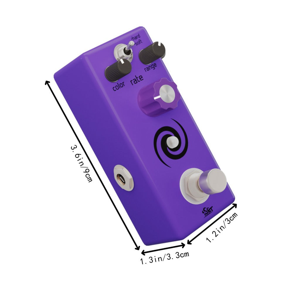 Guitar Effects Pedal, 36V, USB, True Bypass, Flanger for Electric Guitar Or Bass Tone detail image