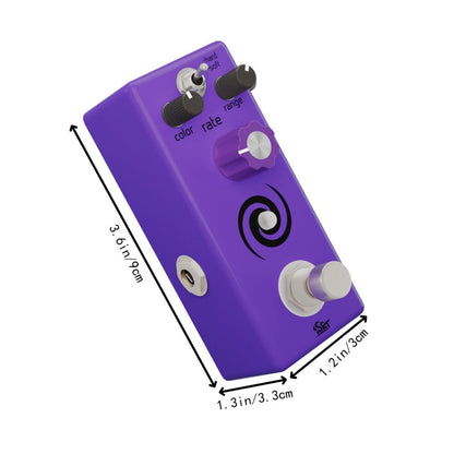 Guitar Effects Pedal, 36V, USB, True Bypass, Flanger for Electric Guitar Or Bass Tone detail image