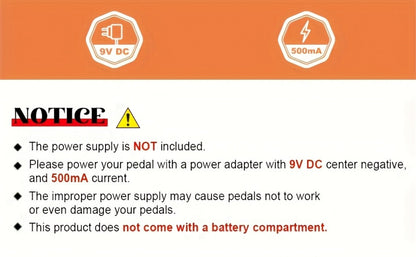 Guitar Effects Pedal, 48Khz, USB, True Bypass, Mini for Electric Guitar Or Bass Tone detail image - detail view 9