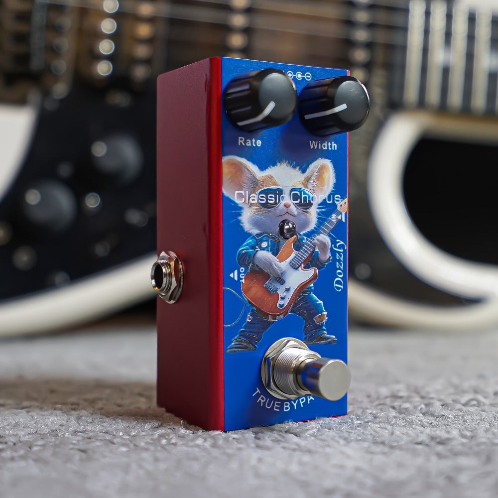 Guitar Effects Pedal, 9V, Mini, Ultimate, Drive for Electric Guitar Or Bass Tone Shaping detail image - detail view 12