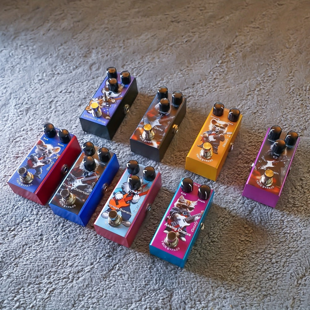 Guitar Effects Pedal, 9V, Mini, Ultimate, Drive for Electric Guitar Or Bass Tone Shaping detail image - detail view 14