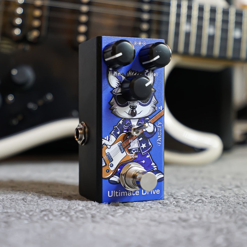 Guitar Effects Pedal, 9V, Mini, Ultimate, Drive for Electric Guitar Or Bass Tone Shaping detail image - detail view 8