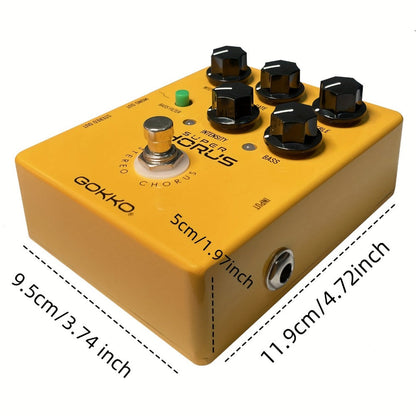 Guitar Effects Pedal, Adjustable, Stereo, Super for Electric Guitar Or Bass Tone Shaping detail image