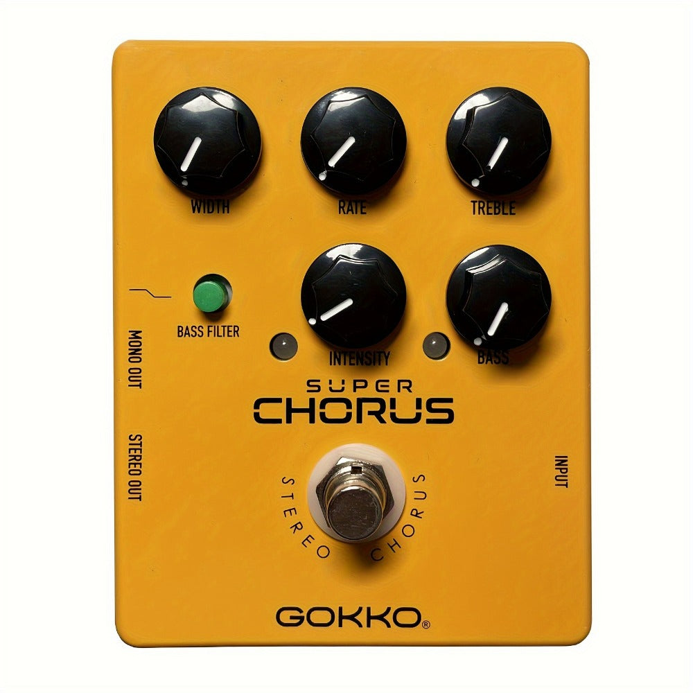 Guitar Effects Pedal, Adjustable, Stereo, Super for Electric Guitar Or Bass Tone Shaping detail image - detail view 3
