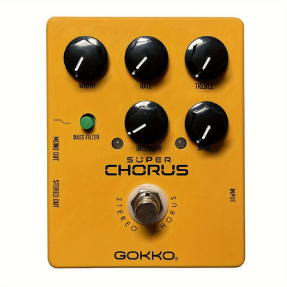 Guitar Effects Pedal, Adjustable, Stereo, Super for Electric Guitar Or Bass Tone Shaping detail image - detail view 3