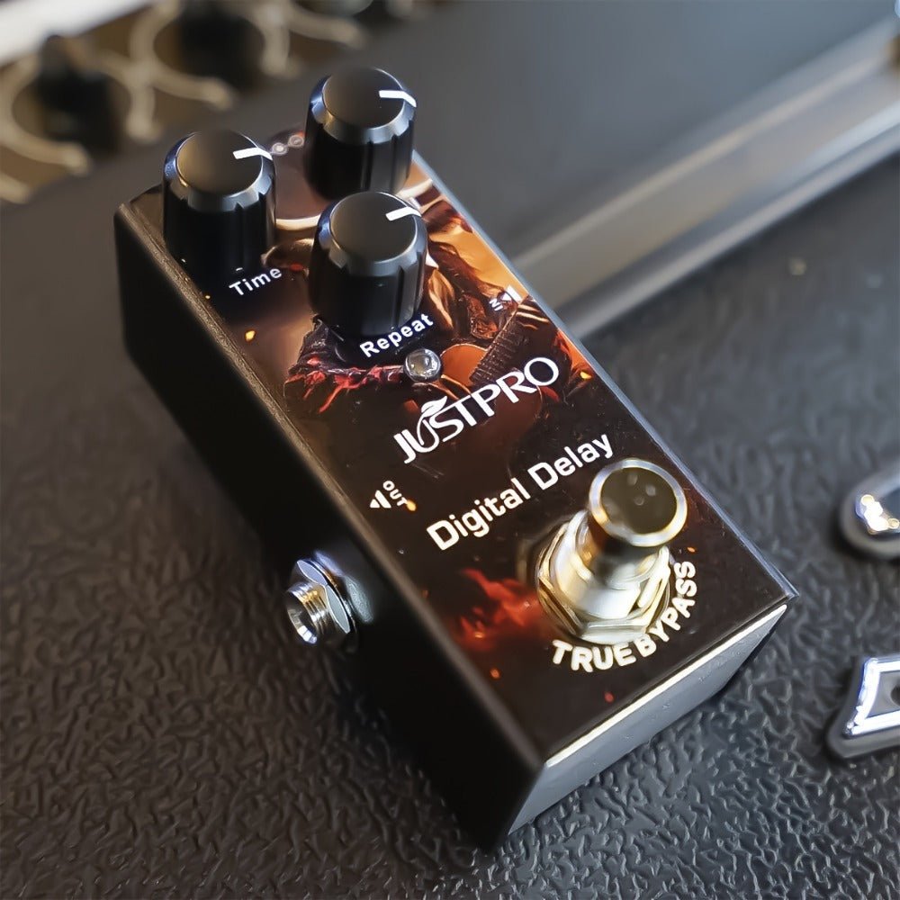 Guitar Effects Pedal, Crunch Distortion, True Bypass, Vintage for Electric Guitar Or Bass detail image - detail view 10