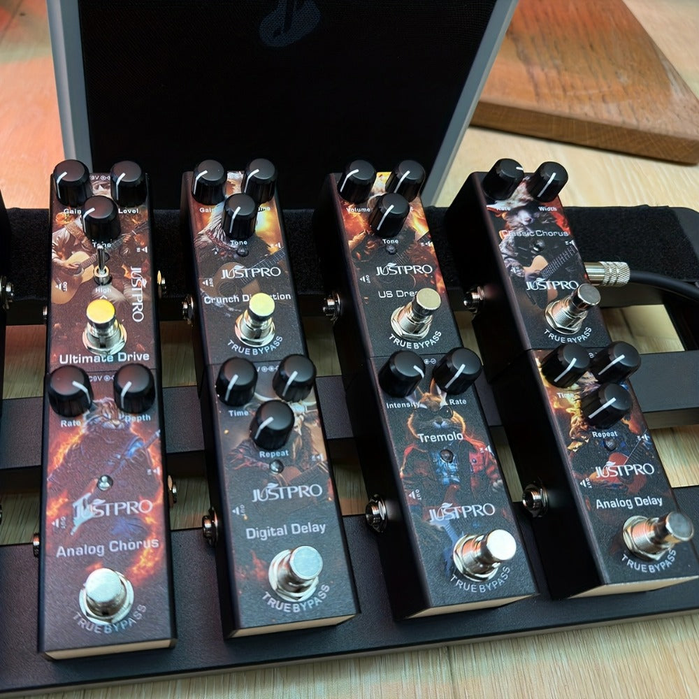Guitar Effects Pedal, Crunch Distortion, True Bypass, Vintage for Electric Guitar Or Bass detail image - detail view 12