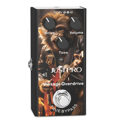 Guitar Effects Pedal, Crunch Distortion, True Bypass, Vintage for Electric Guitar Or Bass detail image - detail view 5