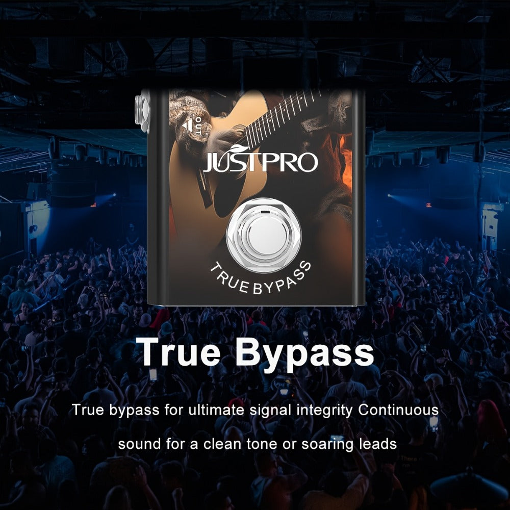 Guitar Effects Pedal, Crunch Distortion, True Bypass, Vintage for Electric Guitar Or Bass detail image - detail view 8