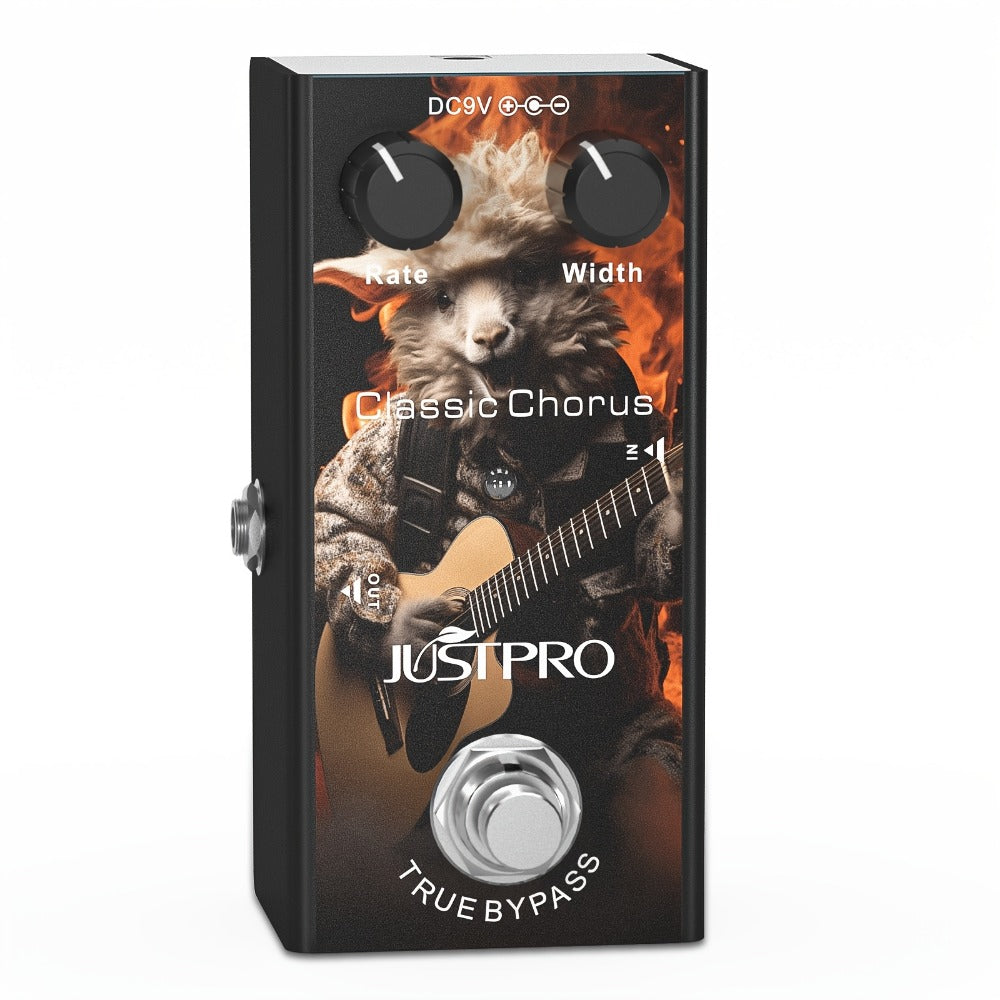 Guitar Effects Pedal, Crunch Distortion, True Bypass, Vintage for Electric Guitar Or Bass detail image - detail view 9