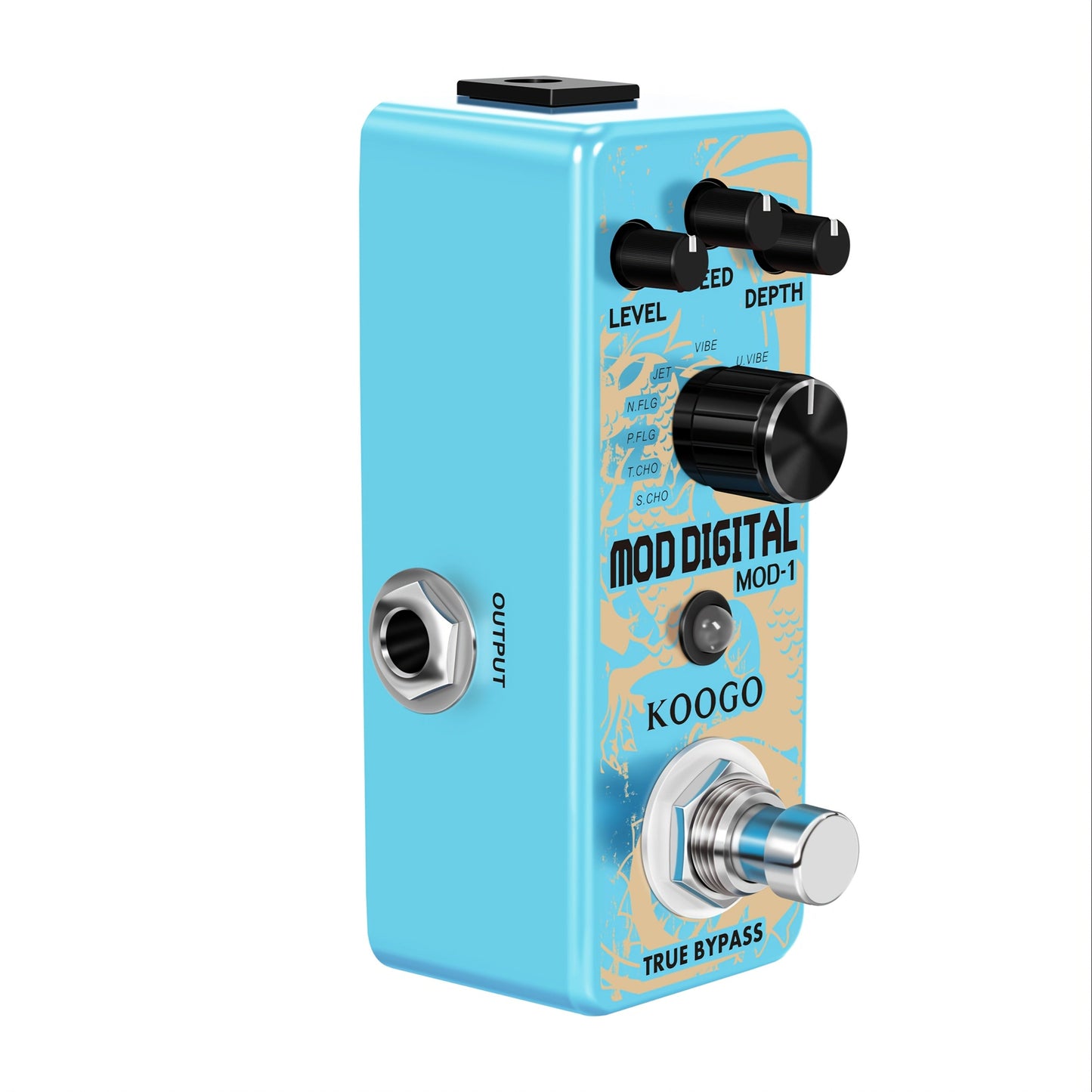 Guitar Effects Pedal shown in the Mini Modulation Pedal option