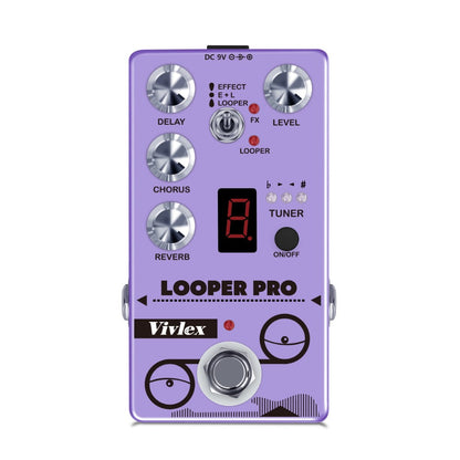 Guitar Effects Pedal, Looper Pro, True Bypass, Looper, Pro for Electric Guitar Or Bass detail image