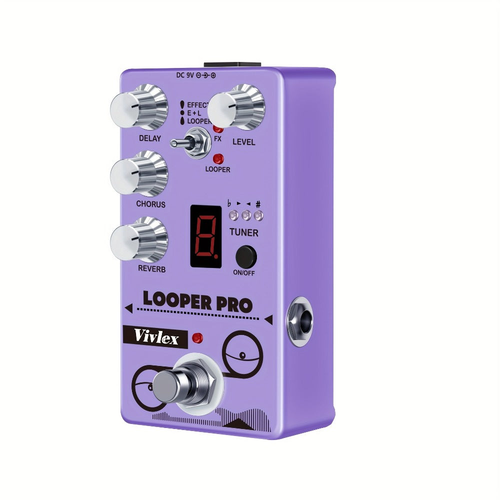 Guitar Effects Pedal, Looper Pro, True Bypass, Looper, Pro for Electric Guitar Or Bass detail image - detail view 5