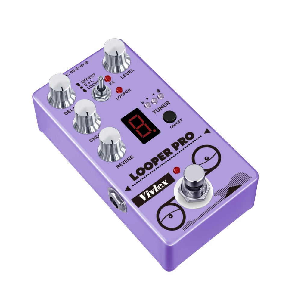 Guitar Effects Pedal, Looper Pro, True Bypass, Looper, Pro for Electric Guitar Or Bass detail image - detail view 6