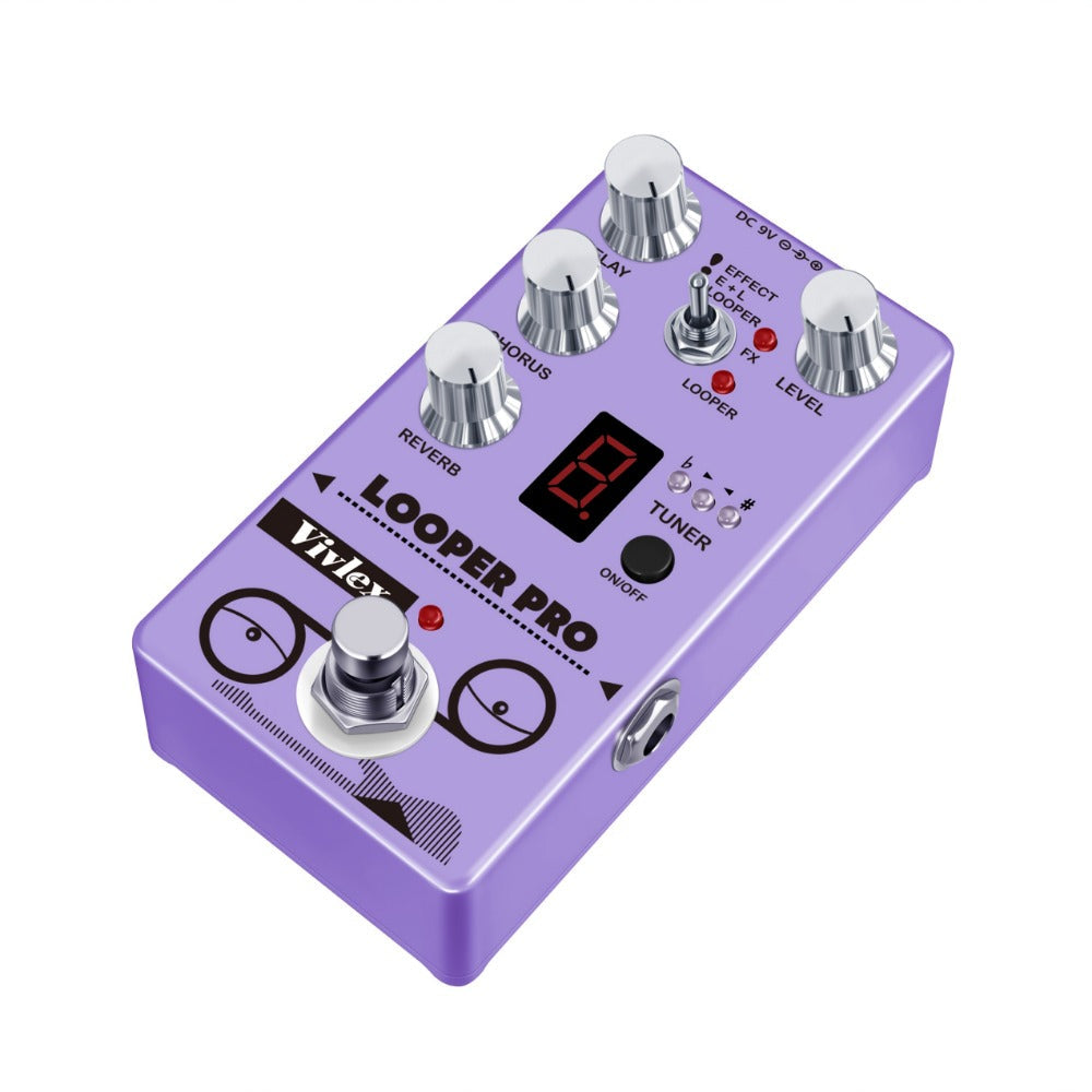 Guitar Effects Pedal, Looper Pro, True Bypass, Looper, Pro for Electric Guitar Or Bass detail image - detail view 7