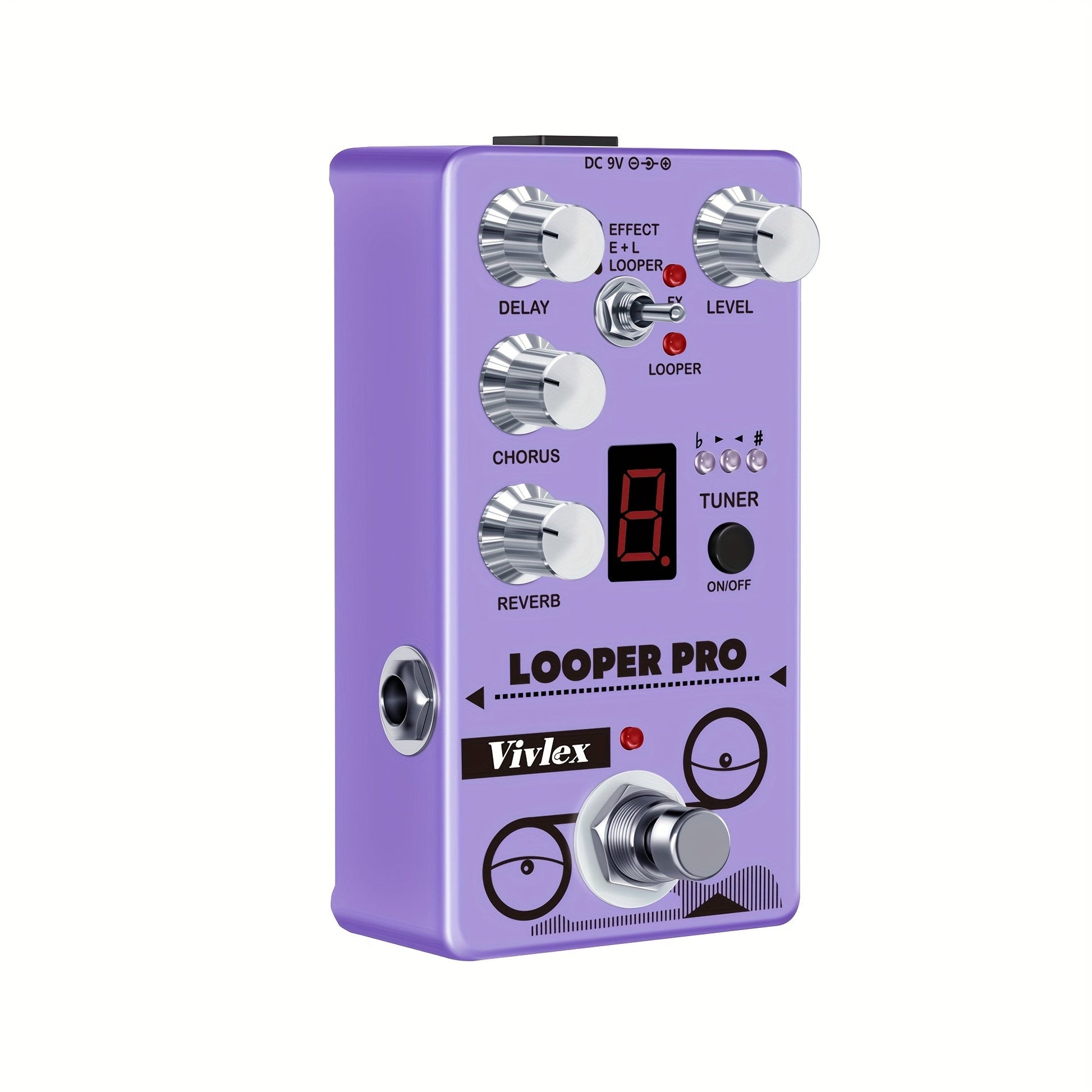 Guitar Effects Pedal shown in the Looper Pro option