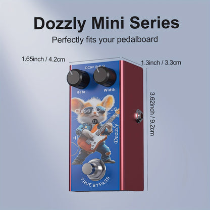 Guitar Effects Pedal, Mini, Overdrive, Ultimate for Electric Guitar Or Bass Tone Shaping detail image