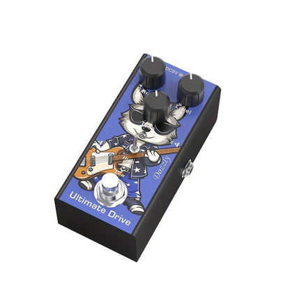 Guitar Effects Pedal, Mini, Overdrive, Ultimate for Electric Guitar Or Bass Tone Shaping detail image - detail view 4