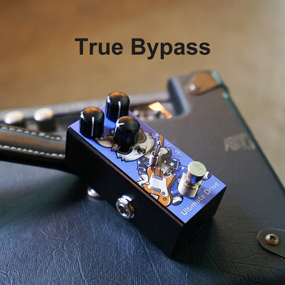 Guitar Effects Pedal, Mini, Overdrive, Ultimate for Electric Guitar Or Bass Tone Shaping detail image - detail view 5