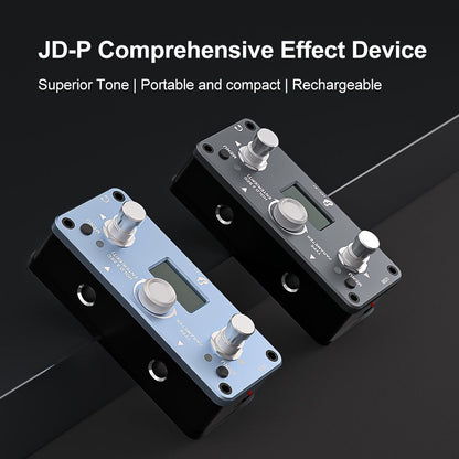 Guitar Effects Pedal, Rechargeable, Compact for Electric Guitar Or Bass Tone Shaping detail image - detail view 6
