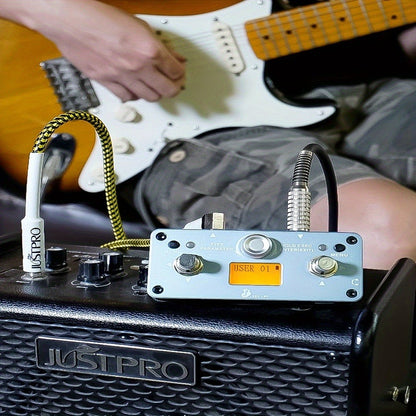 Guitar Effects Pedal, Rechargeable, Compact for Electric Guitar Or Bass Tone Shaping detail image - detail view 7