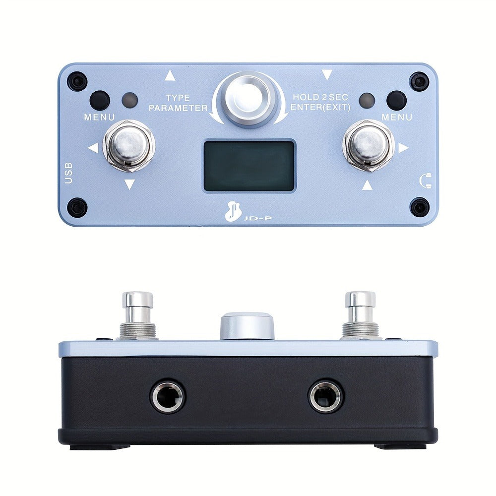 Guitar Effects Pedal, Rechargeable, Compact for Electric Guitar Or Bass Tone Shaping detail image - detail view 8