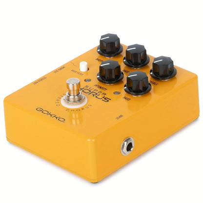 Guitar Effects Pedal, Stereo, USB, GOKKO, Chorus for Electric Guitar Or Bass Tone Shaping detail image - detail view 3