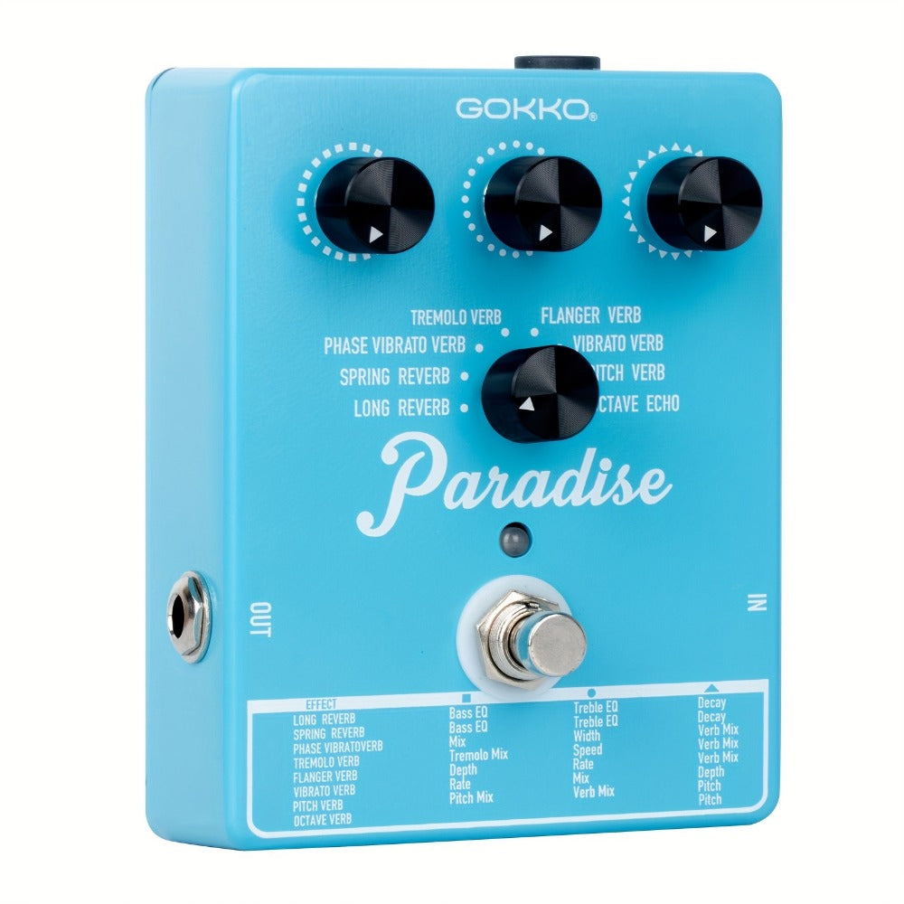 Guitar Effects Pedal, Stereo, USB, GOKKO, Chorus for Electric Guitar Or Bass Tone Shaping detail image - detail view 6